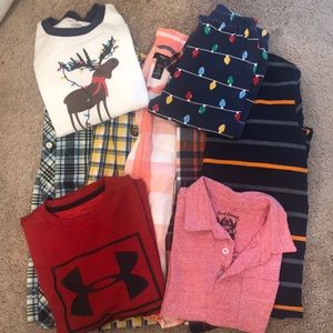 Boys Holiday Pajamas & Shirt Lot